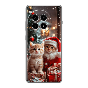 Силиконовый чехол на OnePlus Ace 3 Pro с принтом Новый год