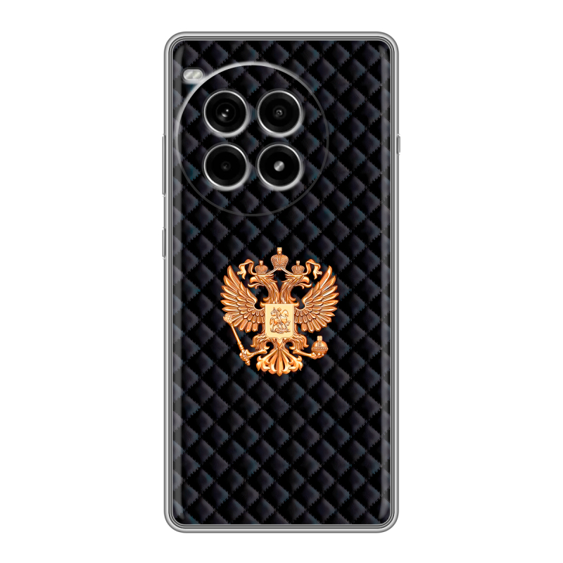 Силиконовый чехол на OnePlus Ace 3 Pro с принтом Герб России принт Силиконовый чехол на OnePlus Ace 3 Pro с принтом Герб России принт