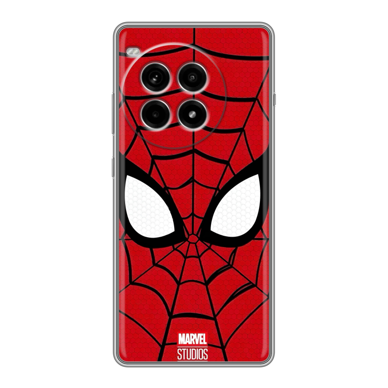 Силиконовый чехол на OnePlus Ace 3 Pro с принтом человек паук spiderman Силиконовый чехол на OnePlus Ace 3 Pro с принтом человек паук spiderman