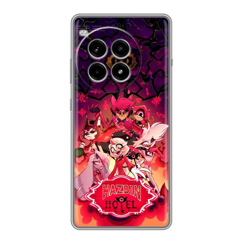 Силиконовый чехол на OnePlus Ace 3 Pro с принтом Hazbin Hotel Отель Хазбин Силиконовый чехол на OnePlus Ace 3 Pro с принтом Hazbin Hotel Отель Хазбин