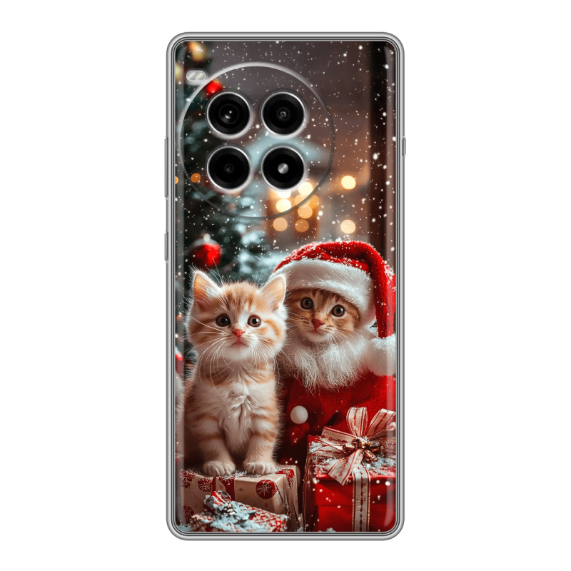 Силиконовый чехол на OnePlus Ace 3 Pro с принтом Новый год Силиконовый чехол на OnePlus Ace 3 Pro с принтом Новый год