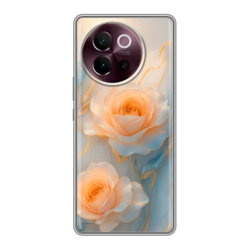 Силиконовый чехол на Vivo V40 Lite 5G с принтом Женский