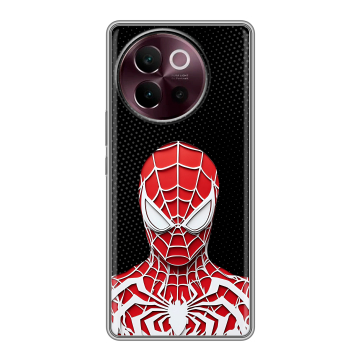 Силиконовый чехол на Vivo V40 Lite 5G с принтом человек паук spiderman