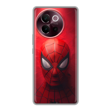 Силиконовый чехол на Vivo V40 Lite 5G с принтом Spiderman Человек паук