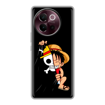 Силиконовый чехол на Vivo V40 Lite 5G с принтом One Piece Ван Пис