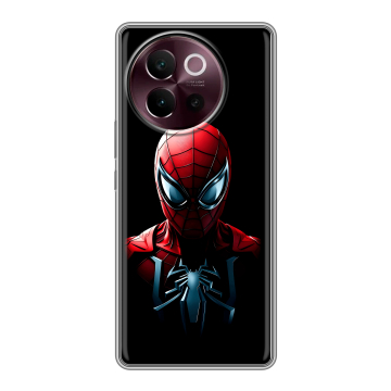 Силиконовый чехол на Vivo V40 Lite 5G с принтом Spiderman Человек паук