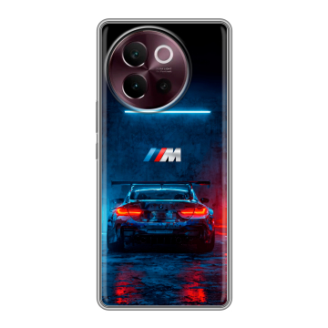 Силиконовый чехол на Vivo V40 Lite 5G с принтом BMW БМВ
