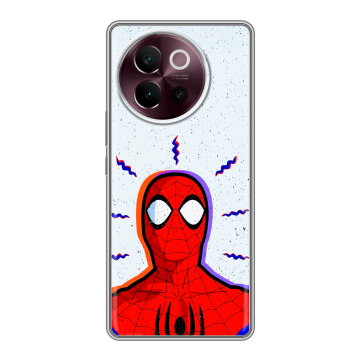 Силиконовый чехол на Vivo V40 Lite 5G с принтом Spiderman Человек паук