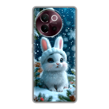 Силиконовый чехол на Vivo V40 Lite 5G с принтом Новый год