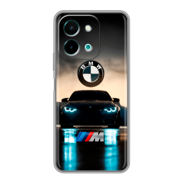 Силиконовый чехол на Vivo Y28 с принтом БМВ BMW Силиконовый чехол на Vivo Y28 с принтом БМВ BMW