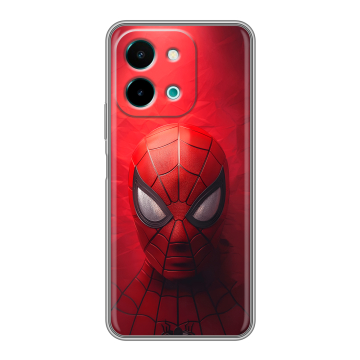 Силиконовый чехол на Vivo Y28 с принтом Spiderman Человек паук