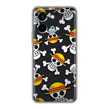 Силиконовый чехол на Vivo Y28 с принтом One Piece Ван Пис Силиконовый чехол на Vivo Y28 с принтом One Piece Ван Пис