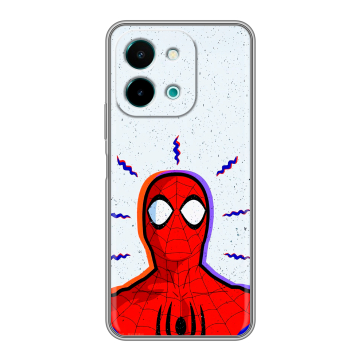 Силиконовый чехол на Vivo Y28 с принтом Spiderman Человек паук Силиконовый чехол на Vivo Y28 с принтом Spiderman Человек паук