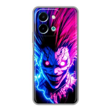 Силиконовый чехол на Vivo Y28 с принтом Death note Тетрадь смерти Силиконовый чехол на Vivo Y28 с принтом Death note Тетрадь смерти