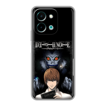 Силиконовый чехол на Vivo Y28 с принтом Death note Тетрадь смерти Силиконовый чехол на Vivo Y28 с принтом Death note Тетрадь смерти
