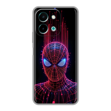 Силиконовый чехол на Vivo Y28 с принтом Spiderman Человек паук
