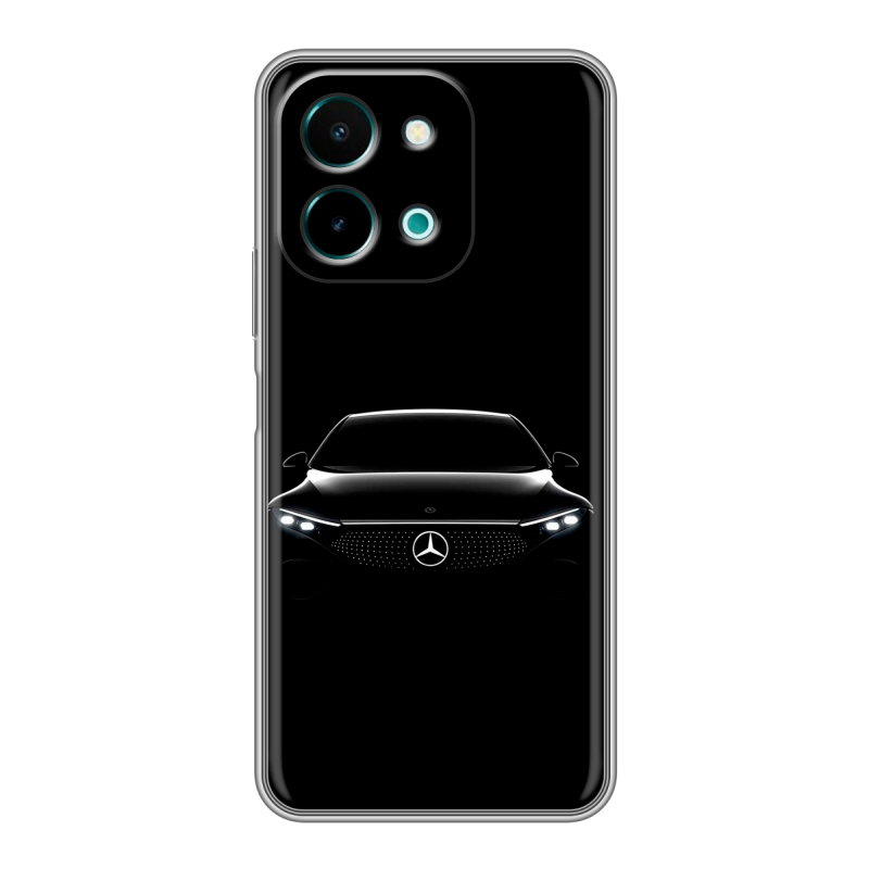 Силиконовый чехол на Vivo Y28 с принтом Mercedes Мерседес Силиконовый чехол на Vivo Y28 с принтом Mercedes Мерседес