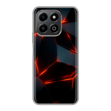 Силиконовый чехол на Honor X6b с принтом Яркие абстракции Силиконовый чехол на Honor X6b с принтом Яркие абстракции