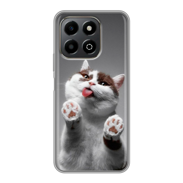 Силиконовый чехол на Honor X6b с принтом Коты Силиконовый чехол на Honor X6b с принтом Коты