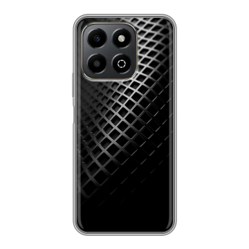 Силиконовый чехол на Honor X6b с принтом Текстура металла Силиконовый чехол на Honor X6b с принтом Текстура металла