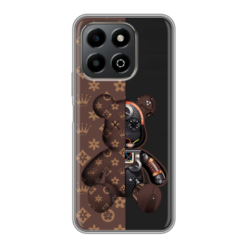 Силиконовый чехол на Honor X6b с принтом Луи робот Силиконовый чехол на Honor X6b с принтом Луи робот