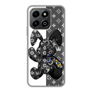 Силиконовый чехол на Honor X6b с принтом Луи робот Силиконовый чехол на Honor X6b с принтом Луи робот