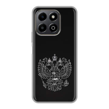 Силиконовый чехол на Honor X6b с принтом Герб России