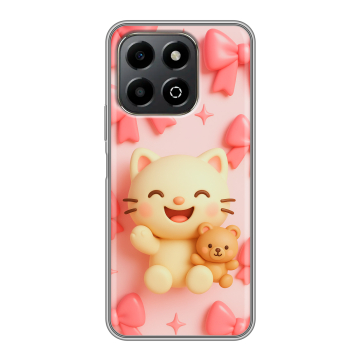 Силиконовый чехол на Honor X6b с принтом для девочек Силиконовый чехол на Honor X6b с принтом для девочек