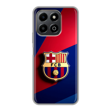 Силиконовый чехол на Honor X6b с принтом Барселона Barcelona Силиконовый чехол на Honor X6b с принтом Барселона Barcelona