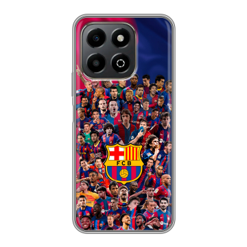 Силиконовый чехол на Honor X6b с принтом Барселона Barcelona