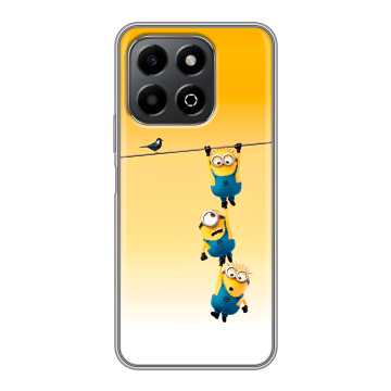 Силиконовый чехол на Honor X6b с принтом Миньоны