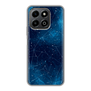 Силиконовый чехол на Honor X6b с принтом Космос звезды