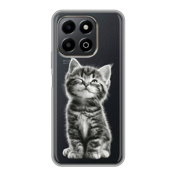 Силиконовый чехол на Honor X6b с принтом Котенок Силиконовый чехол на Honor X6b с принтом Котенок