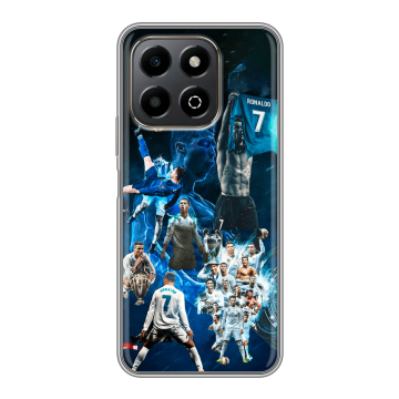Силиконовый чехол на Honor X6b с принтом Реал Роналдо