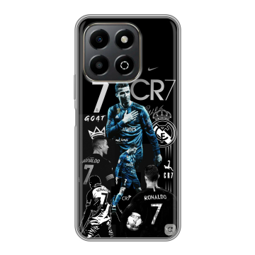 Силиконовый чехол на Honor X6b с принтом Реал Роналдо