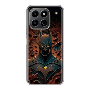 Силиконовый чехол на Honor X6b с принтом Batman Бэтмен