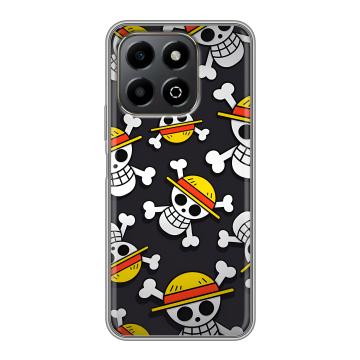Силиконовый чехол на Honor X6b с принтом One Piece Ван Пис