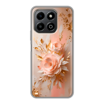 Силиконовый чехол на Honor X6b с принтом женский