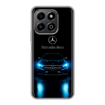 Силиконовый чехол на Honor X6b с принтом Mercedes Мерседес