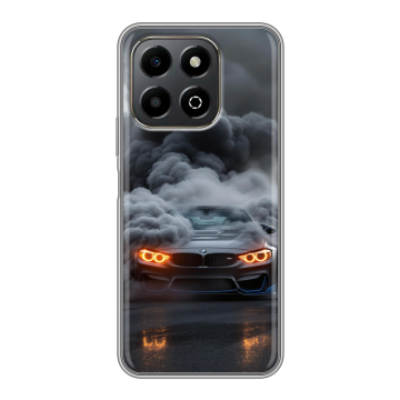 Силиконовый чехол на Honor X6b с принтом BMW БМВ