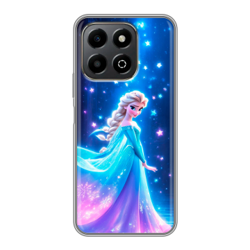 Силиконовый чехол на Honor X6b с принтом Холодное сердце Frozen Силиконовый чехол на Honor X6b с принтом Холодное сердце Frozen