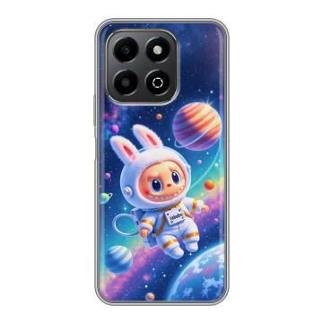 Силиконовый чехол на Honor X6b с принтом Labubu Лабубу Силиконовый чехол на Honor X6b с принтом Labubu Лабубу