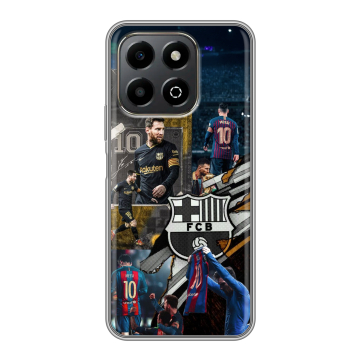 Силиконовый чехол на Honor X6b с принтом Messi Barcelona Силиконовый чехол на Honor X6b с принтом Messi Barcelona