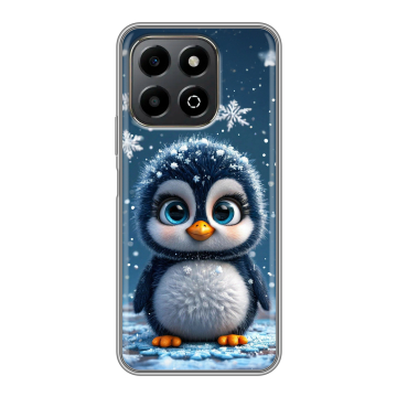 Силиконовый чехол на Honor X6b с принтом Новый год