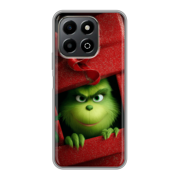 Силиконовый чехол на Honor X6b с принтом Новый год