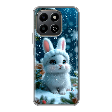 Силиконовый чехол на Honor X6b с принтом Новый год