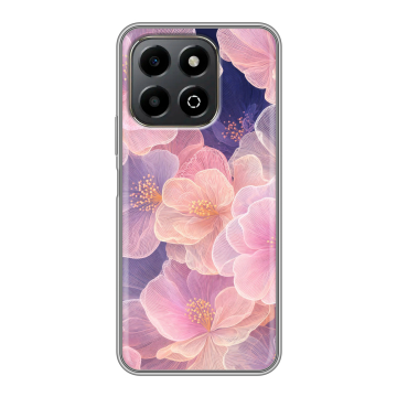 Силиконовый чехол на Honor X6b с принтом женский