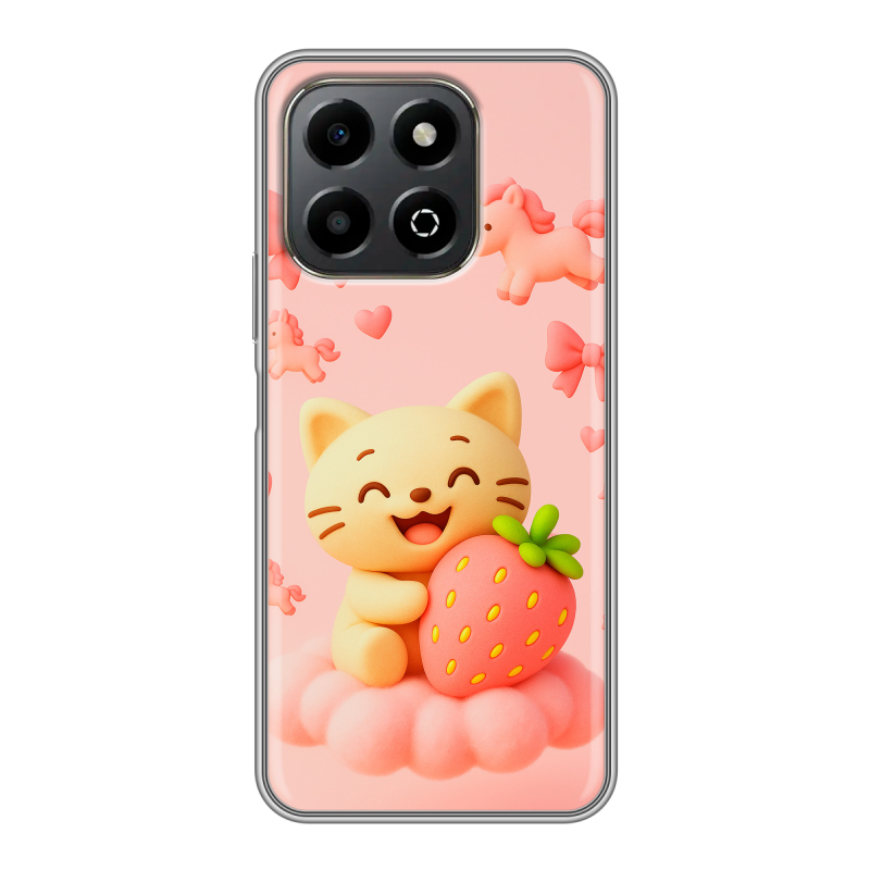 Силиконовый чехол на Honor X6b с принтом для девочек Силиконовый чехол на Honor X6b с принтом для девочек