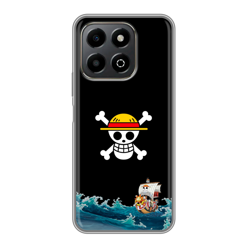Силиконовый чехол на Honor X6b с принтом One Piece Ван Пис Силиконовый чехол на Honor X6b с принтом One Piece Ван Пис