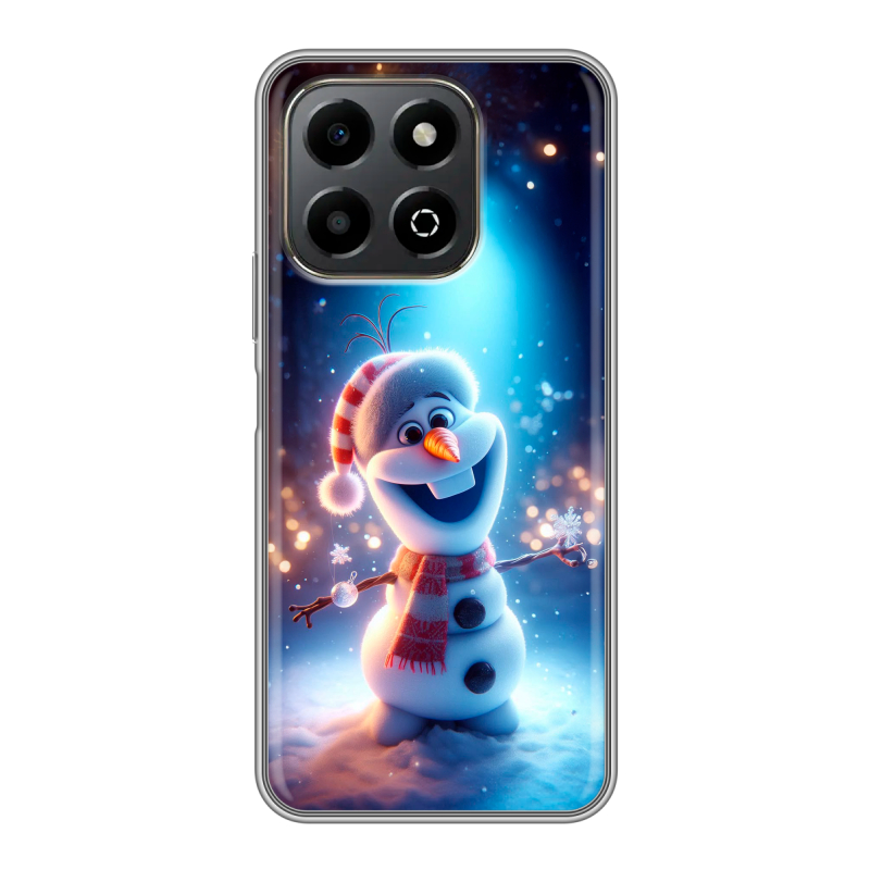 Силиконовый чехол на Honor X6b с принтом Новый год Силиконовый чехол на Honor X6b с принтом Новый год
